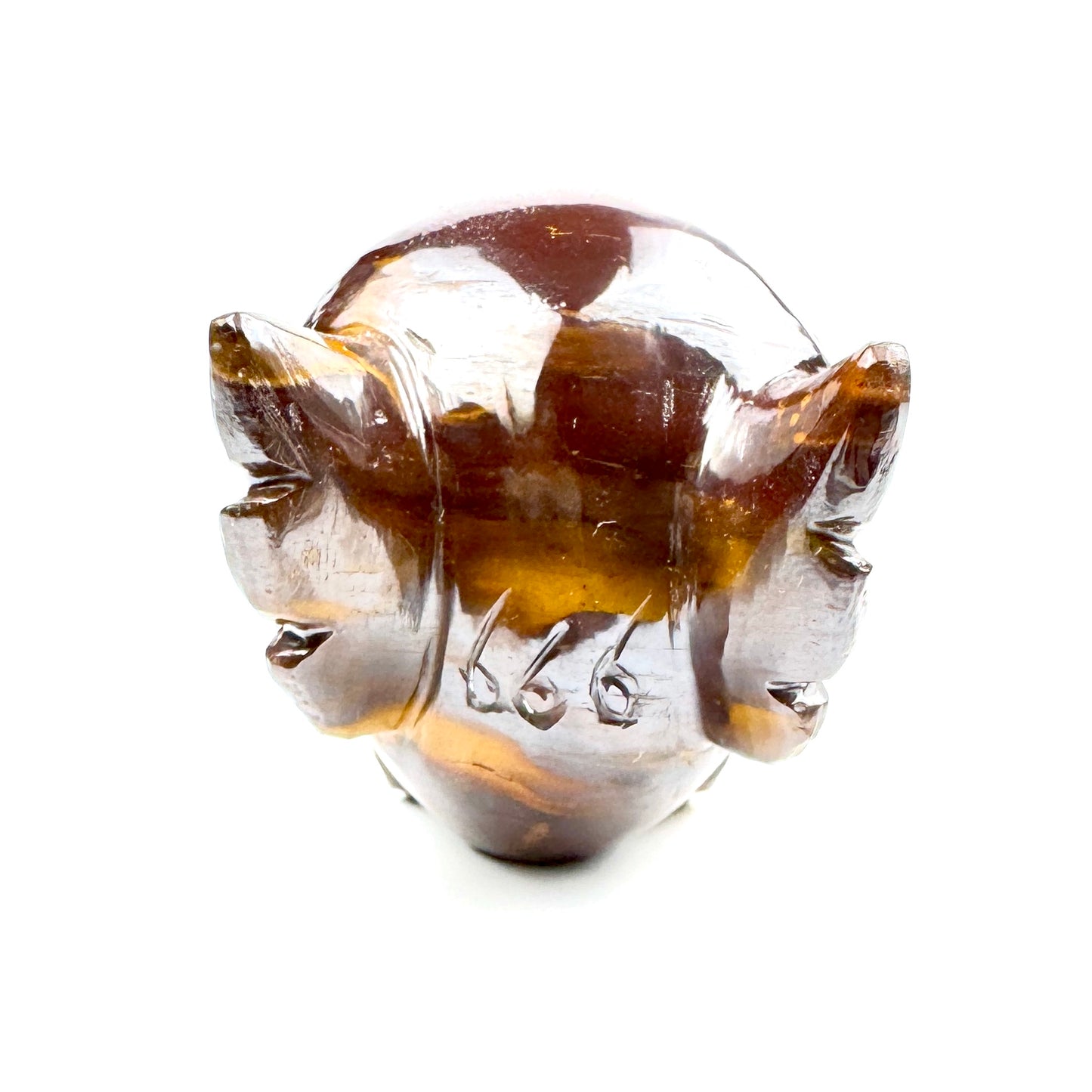 Master Carved Tiger Iron Cosmic Angel #666 1 1/4" x 1 1/2" - NC7680