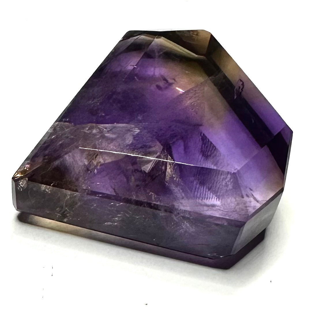 One of a Kind Ametrine Polished Freeform Stone- 38 x 37mm