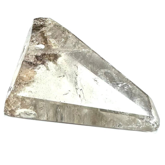 Lodolite Quartz with Rainbow Inclusions Freeform Stone-3 1/4 x 2"