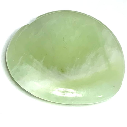 Jade Hand Carved Heart Worry Stones-40mm Avg. (NC4379)