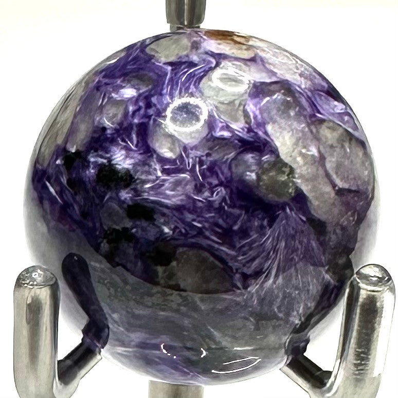 One of a Kind Charoite Sphere-1" (NC5802)