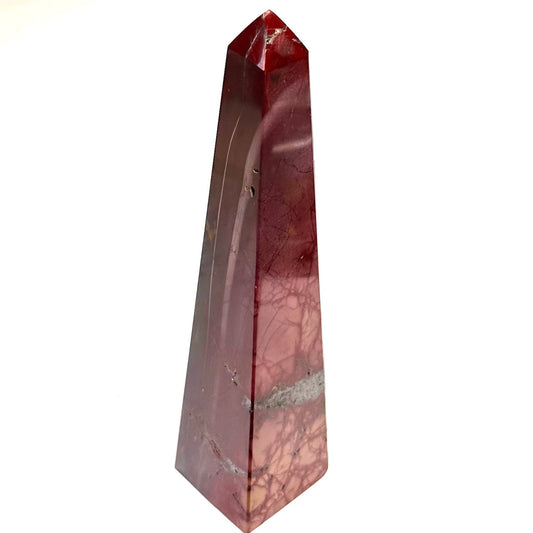 One of  Kind Mookaite Jasper Stone Tower-7 1/2 x 2"