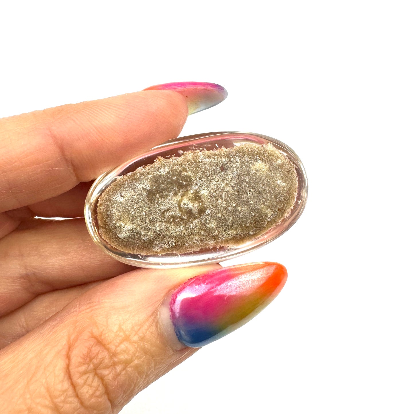 High Quality Lodolite Cabochon 23 x 39 x 13mm - CAB7655