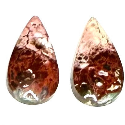 One of a Kind Plume Agate Earring/Pendant Pair-24 x 13mm (SP5847)