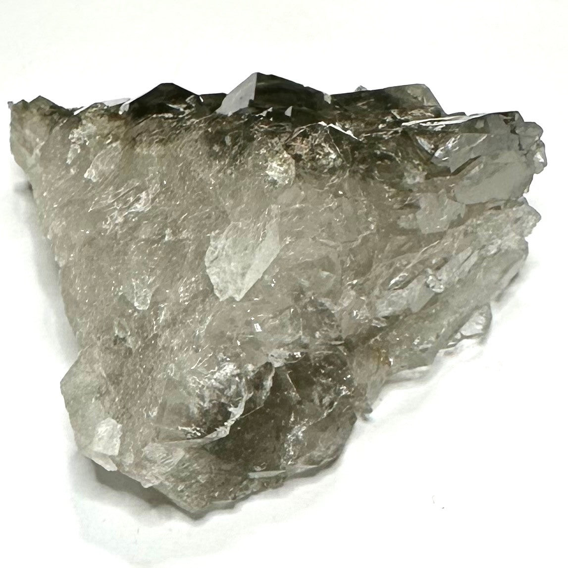 One of a Kind Garden Quartz with Rainbow Inclusions Cluster-2 1/4 x 2 1/4"-NC7196