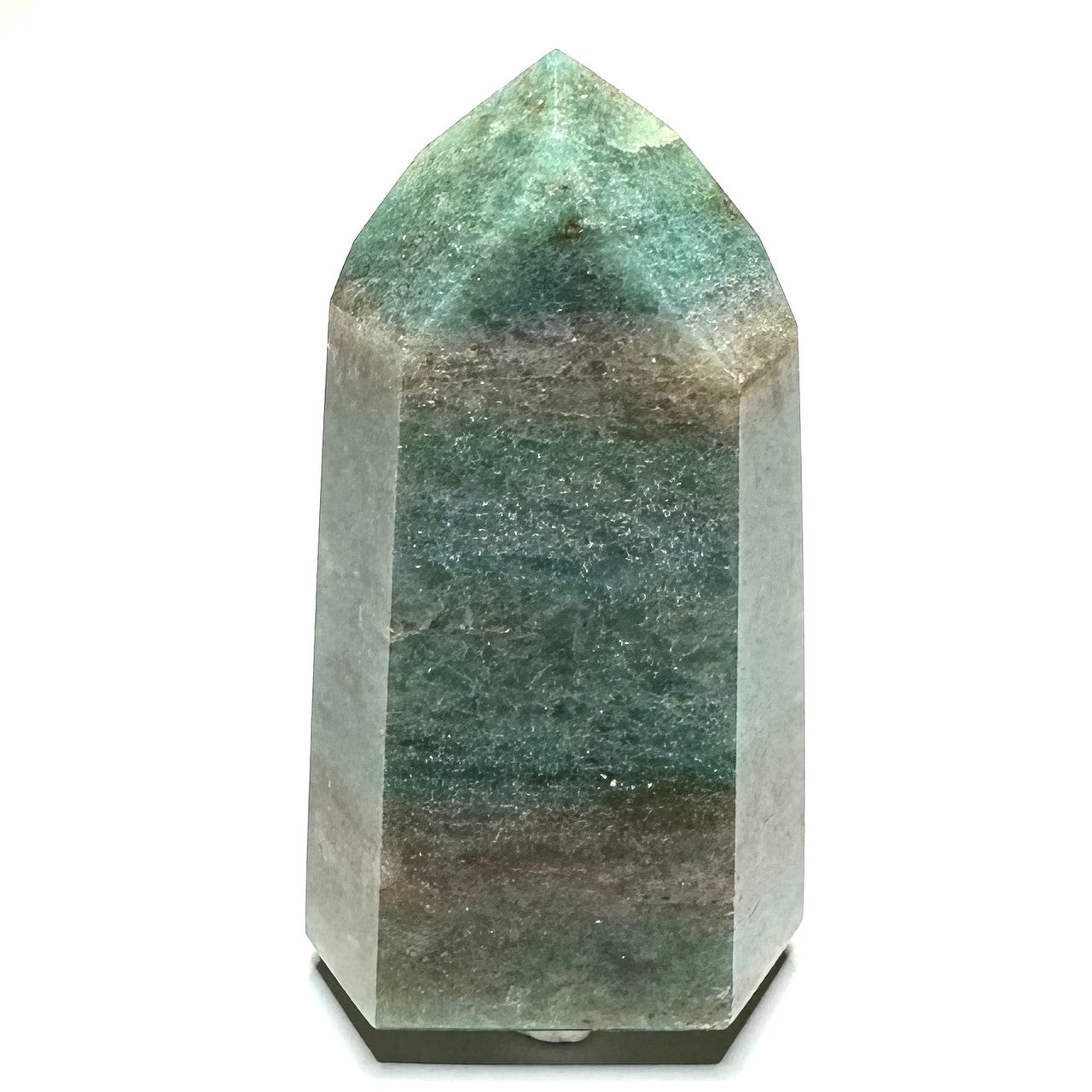 One of a Kind Green Aventurine with Mica Tower Stone-3 1/2 x 2" (NC5885)
