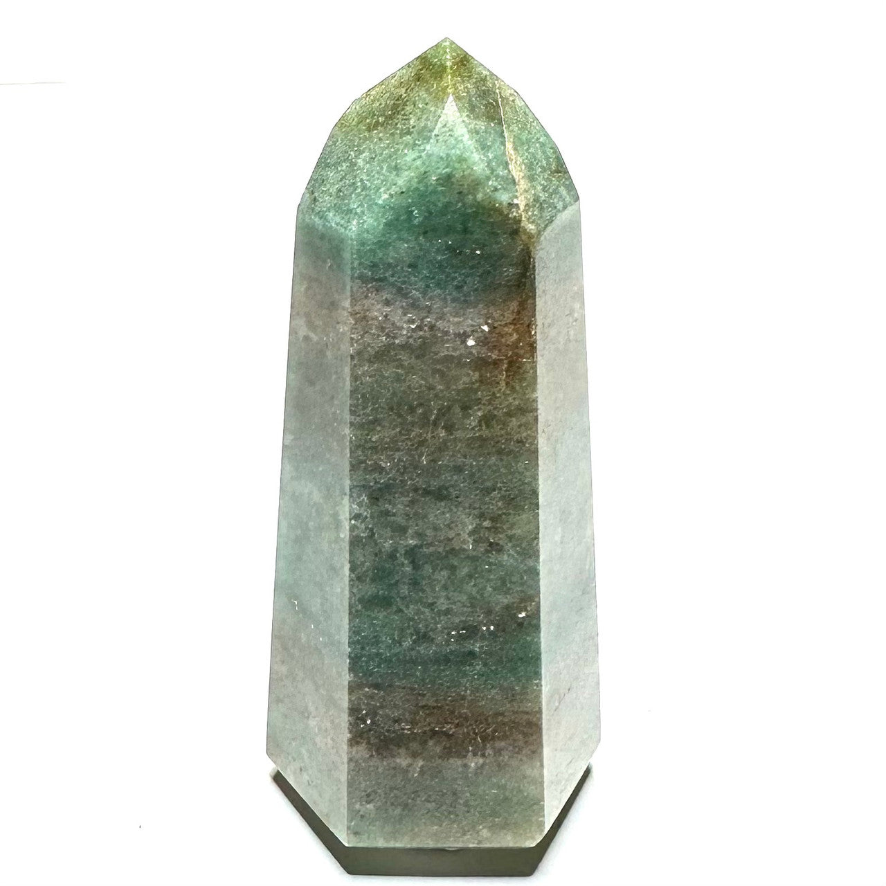 One of a Kind Green Aventurine with Mica Tower Stone-4 x 1 3/4" (NC5887)