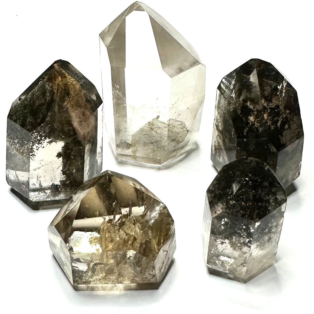 Lodolite Mini Stone Tower Lot-5 Towers-3/4-1 1/4"-NC7211