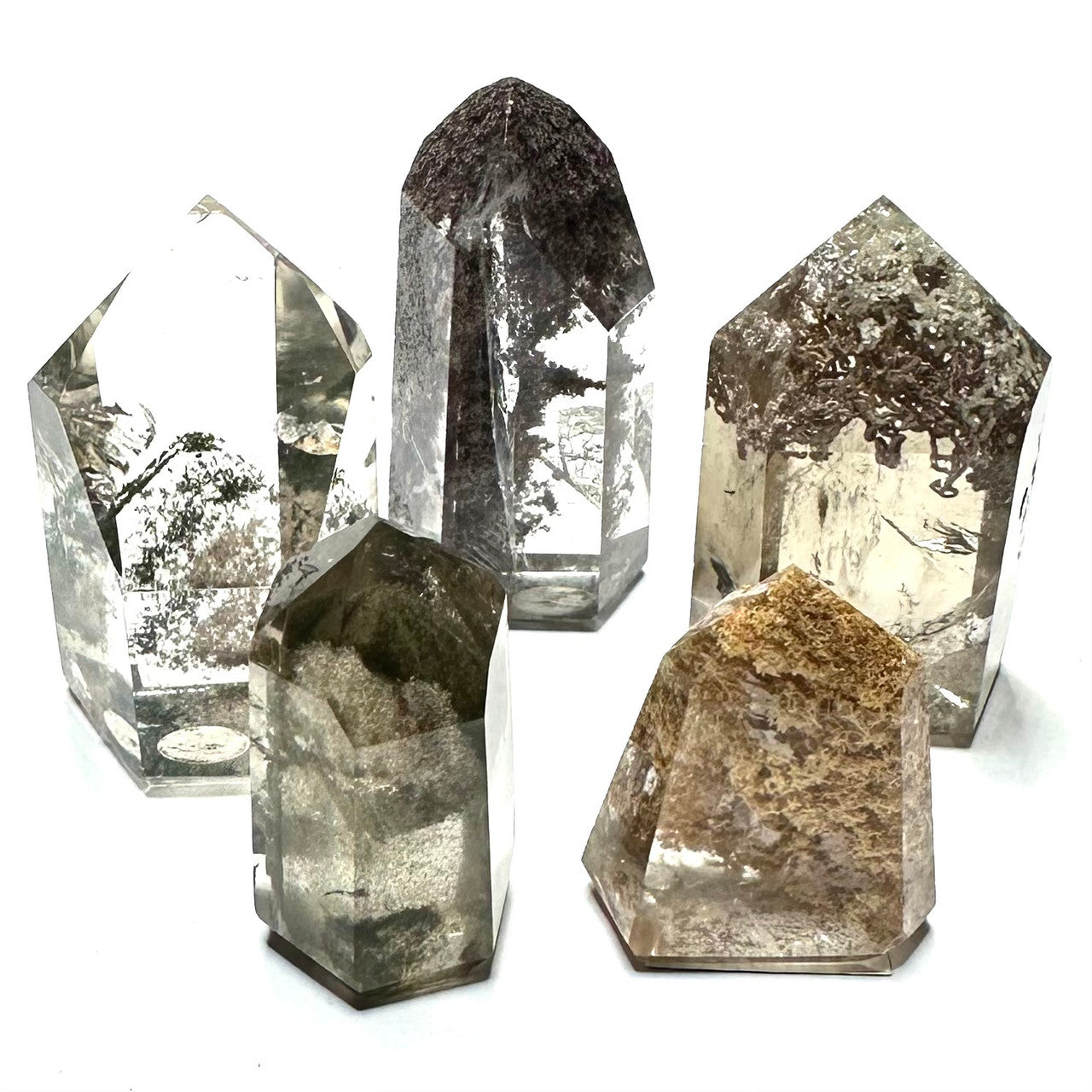 Lodolite Mini Stone Tower Lot-5 Towers-1-1 1/2"-NC7212