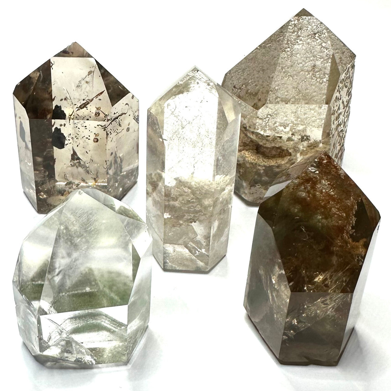 Lodolite Mini Stone Tower Lot-5 Towers-1 1/2-2"-NC7214