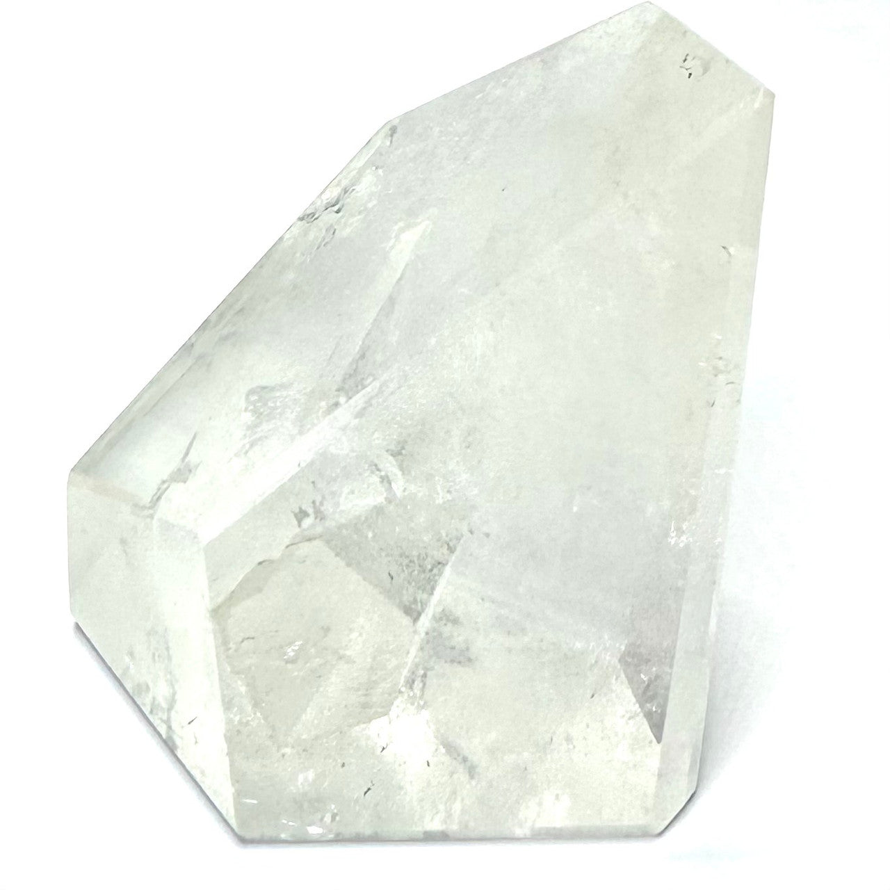 One of a Kind Manifestation Quartz Crystal with Rainbow Inclusions Tower Stone-2 x 2 1/4"-NC7215