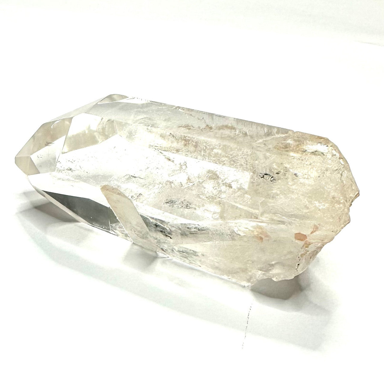 One of a Kind Garden Quartz with Rainbow Inclusions Partially Polished Terminated Point-2 1/2 x 1 1/4"-NC7221