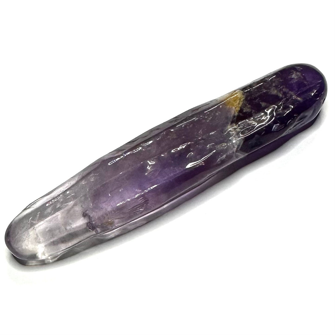 One of a Kind Bahia Amethyst Polished Scepter Stone-3 3/4 x 3/4"