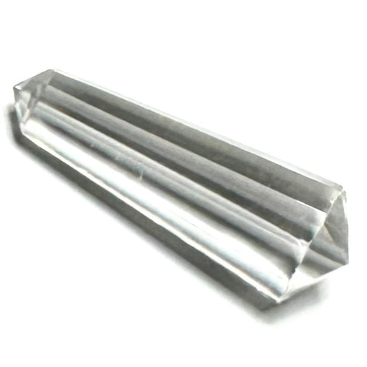Faceted Quartz Crystal Double Faceted Vogel Points-1 3/4 x 1/2"-NC7261