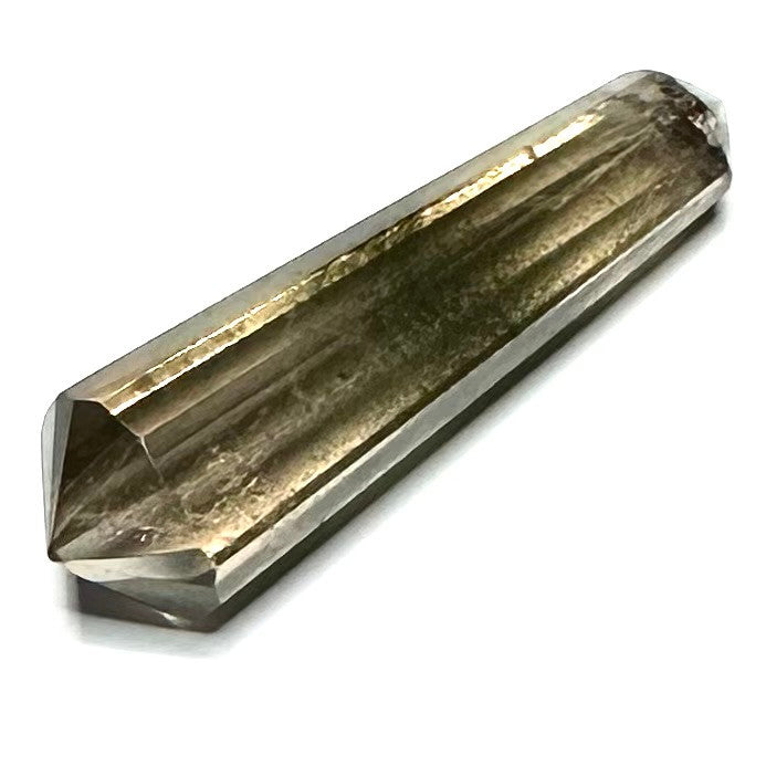 One of a Kind Faceted Smokey Quartz Crystal Double Terminated Vogel Point-2 x 1/2"-NC7265