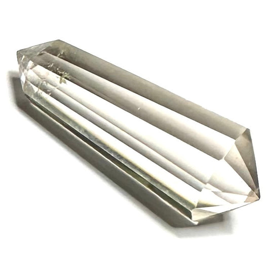 One of a Kind Faceted Smokey Quartz Crystal Double Terminated Vogel Point-1 3/4 x 1/2"-NC7266