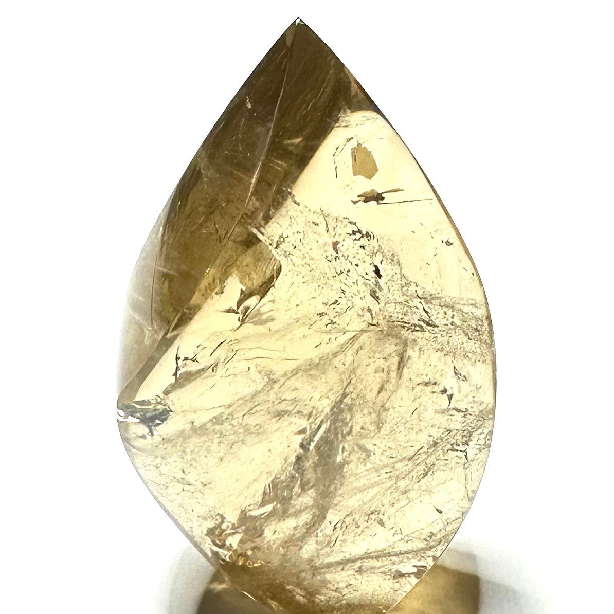 Citrine with Rainbow Inclusions  Flame Tower-2 x 1 1/4"-NC7269