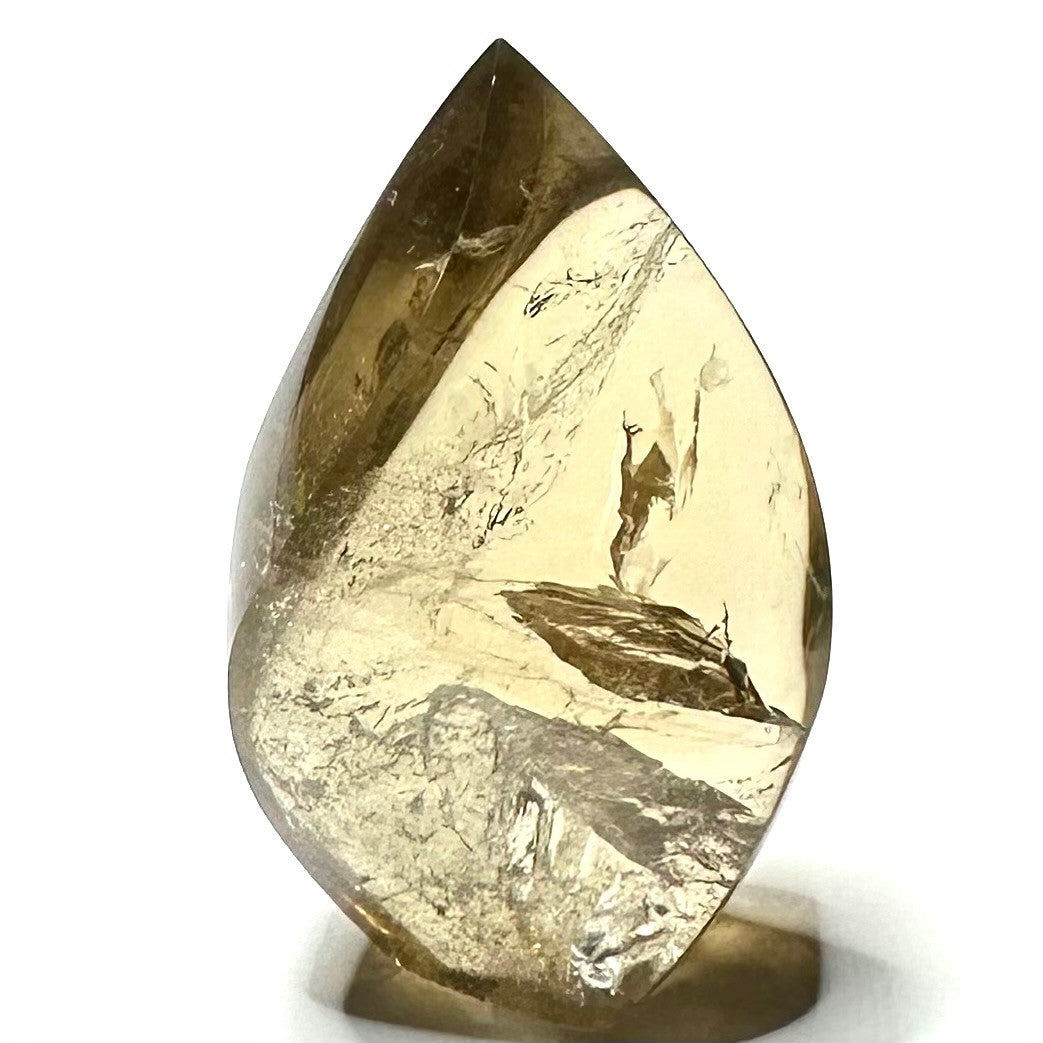 Citrine with Rainbow Inclusions  Flame Tower-2 x 1 1/4"-NC7269