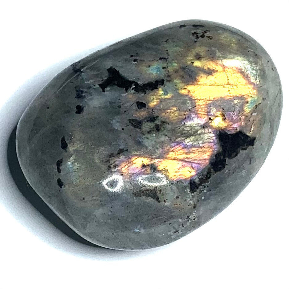 One of a Kind Labradorite Palm Stone-2 1/4 x 1 1/4" (NC4496)