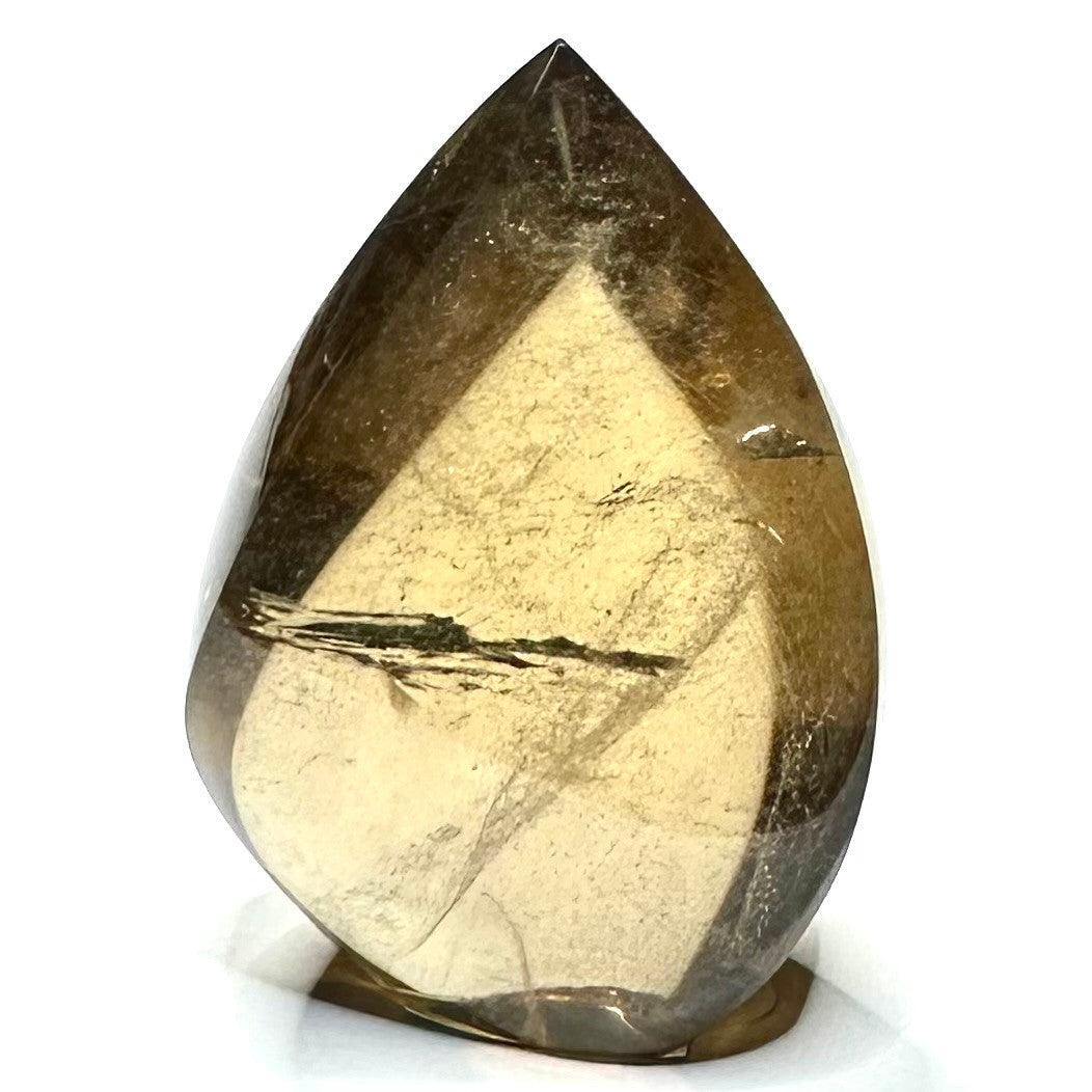 Citrine with Rainbow Inclusions  Flame Tower-2 x 1 1/4"-NC7273