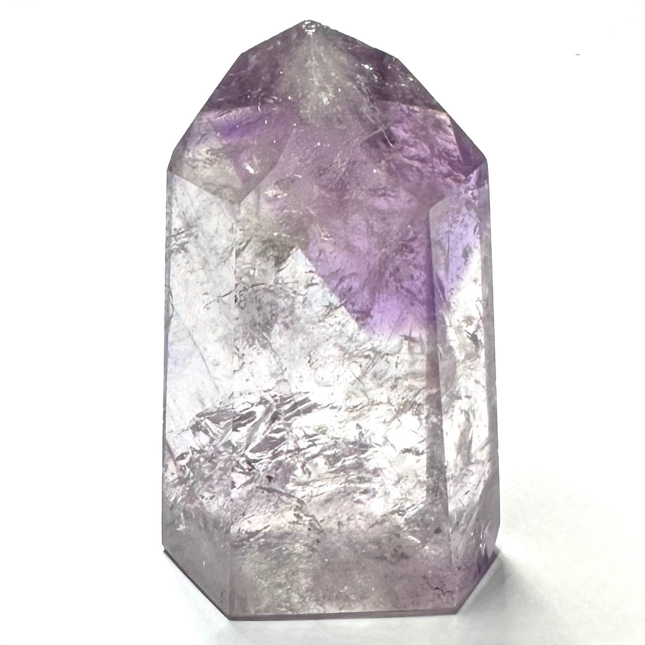 Phantom Amethyst with Rainbow Inclusions Tower-2 1/4 x 1 1/2"