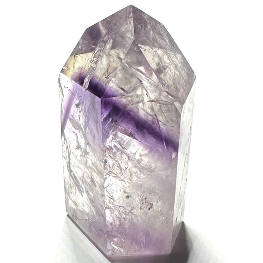 Phantom Amethyst with Rainbow Inclusions Tower-2 1/2 x 1 1/4"-NC7284