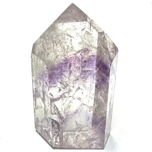 Phantom Amethyst with Rainbow Inclusions Tower-2 1/4 x 1 1/4"-NC7285