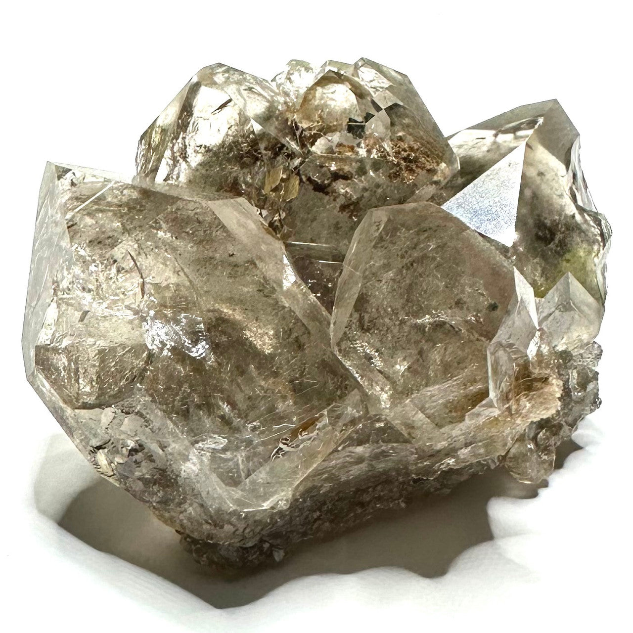 Smokey Garden Quartz Partially Polished Cluster-2 1/2 x 2"-NC7292