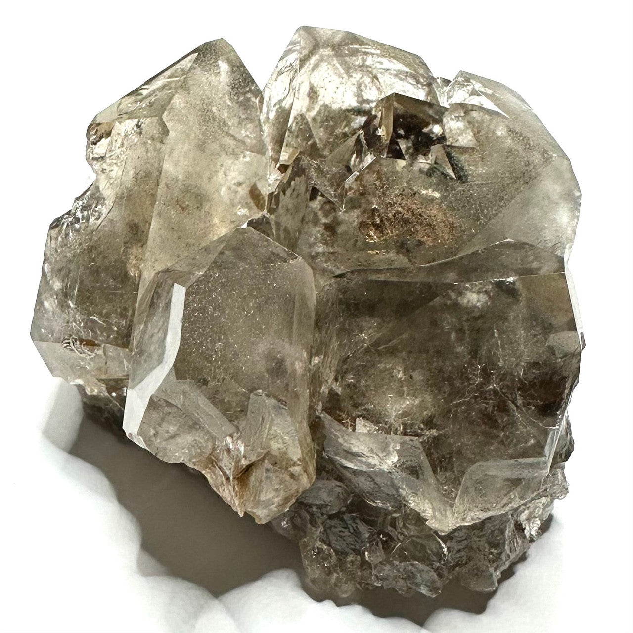 Smokey Garden Quartz Partially Polished Cluster-2 1/2 x 2"-NC7292