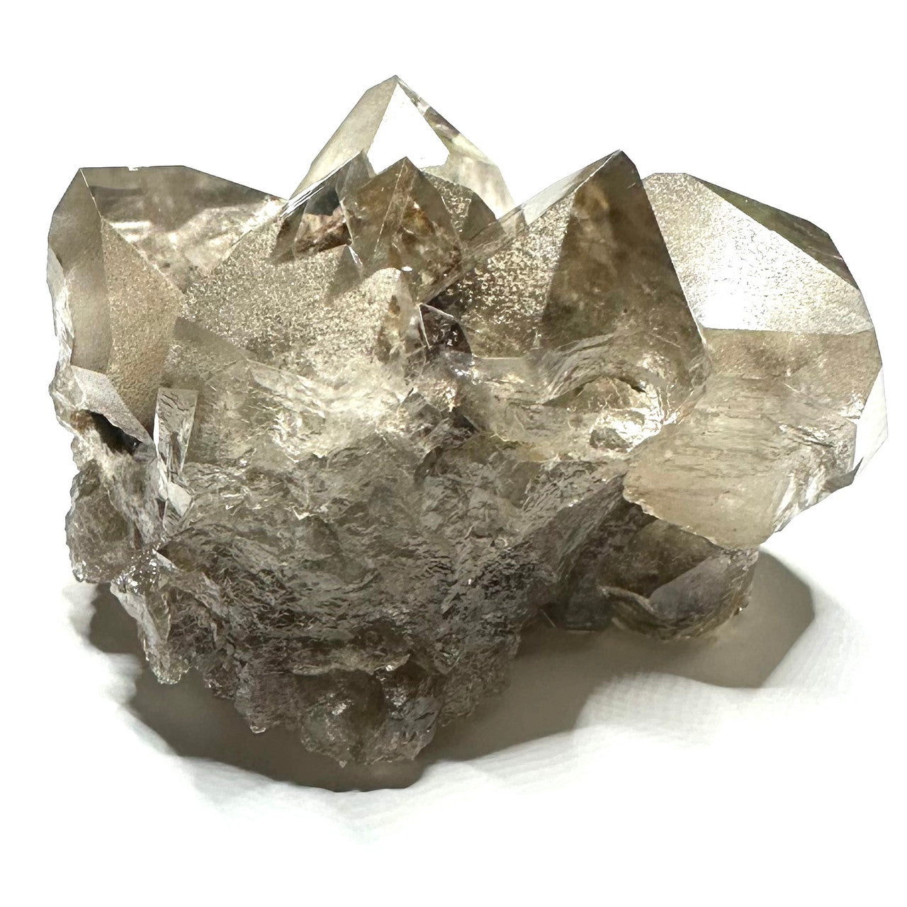 Smokey Garden Quartz Partially Polished Cluster-2 1/2 x 2"-NC7292