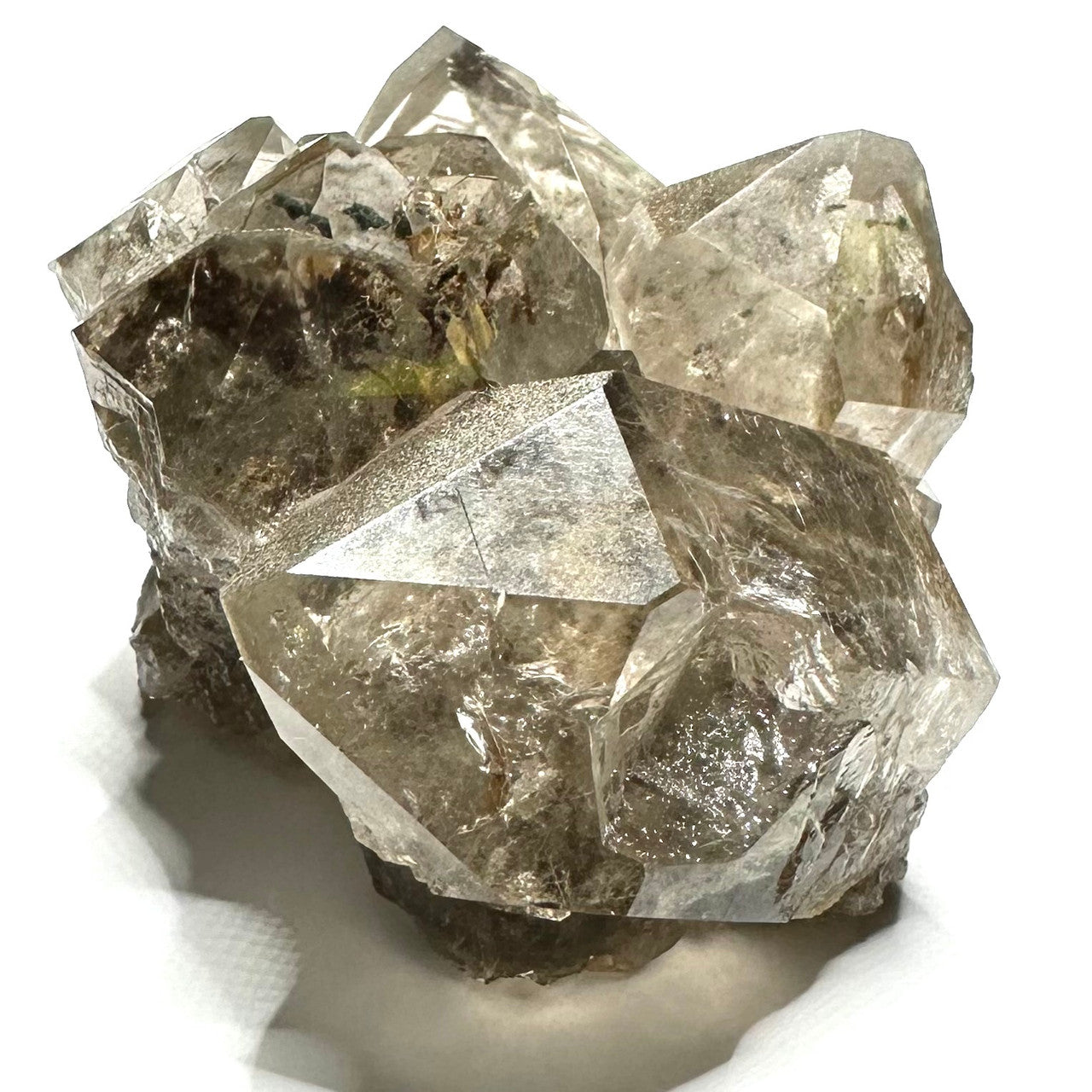 Smokey Garden Quartz Partially Polished Cluster-2 1/2 x 2"-NC7292