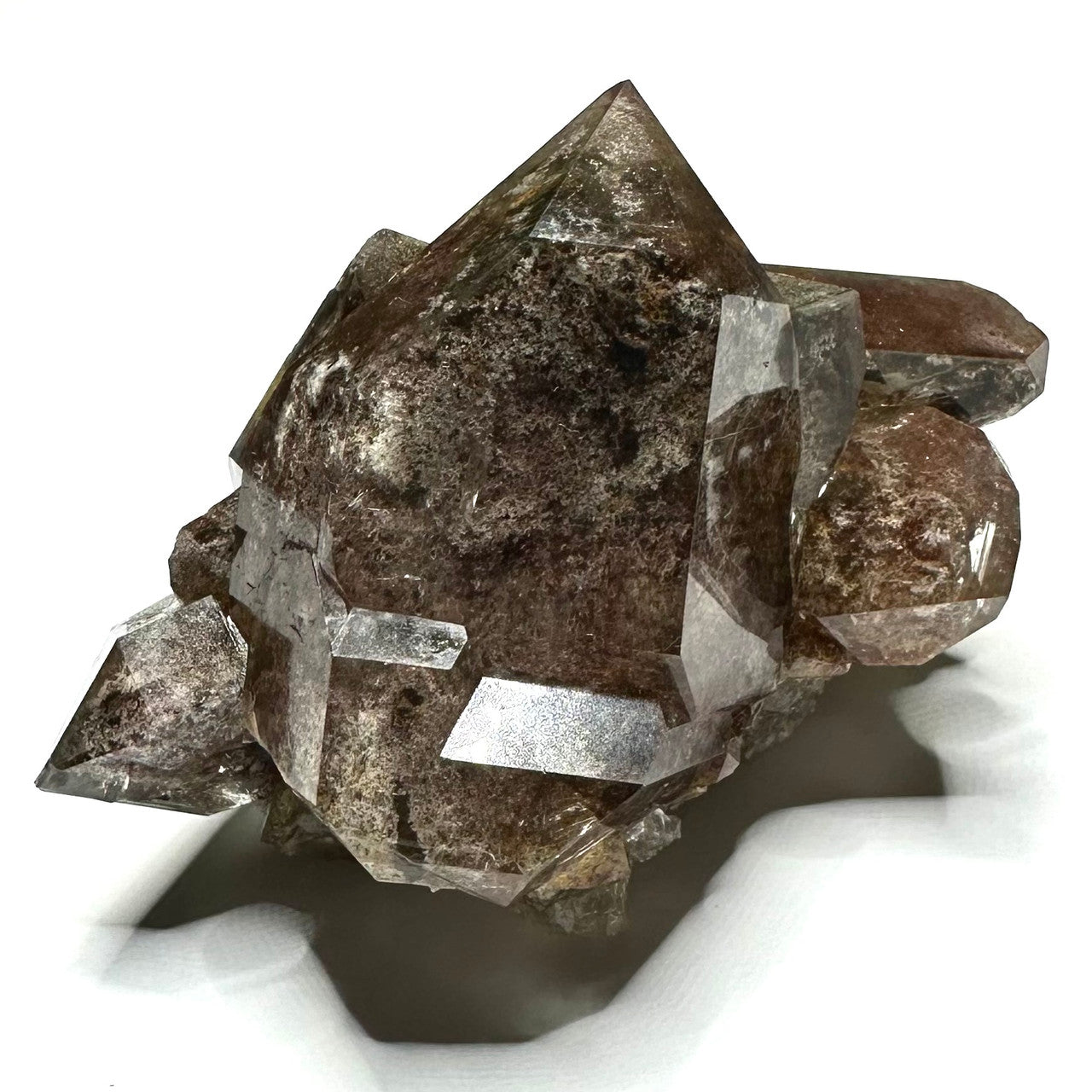 Garden Quartz Partially Polished Cluster-2 1/4 x 1 1/2"-NC7294