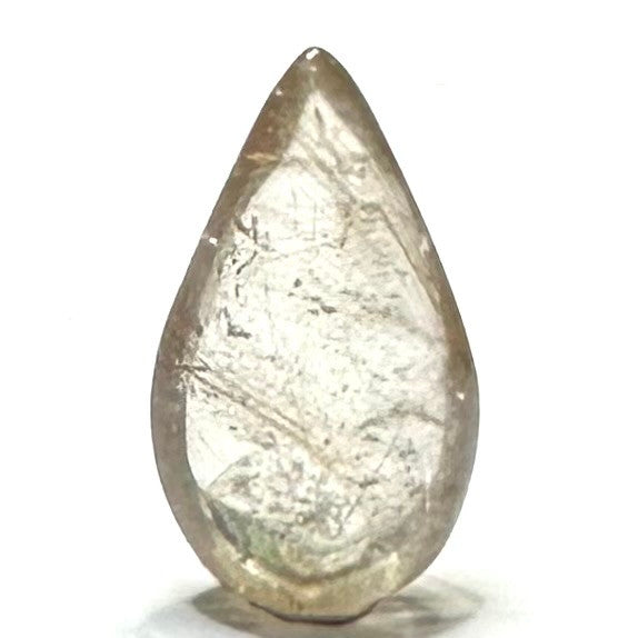 One of a Kind Rutile in Quartz Teardrop Stone-25 x 15mm-NC5962
