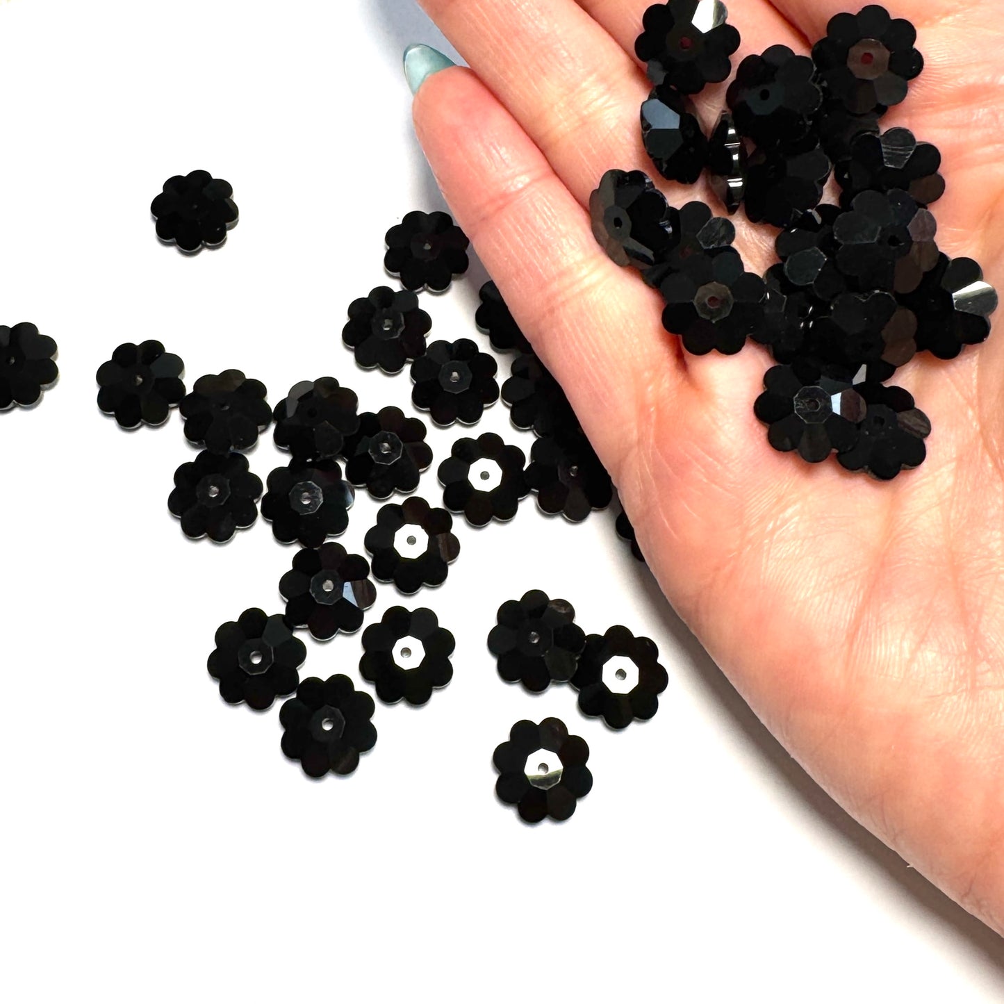 Vintage Swarovski Crystal Margaritas-Art. 3700-12mm- Jet -Factory Pack - SALE 7550