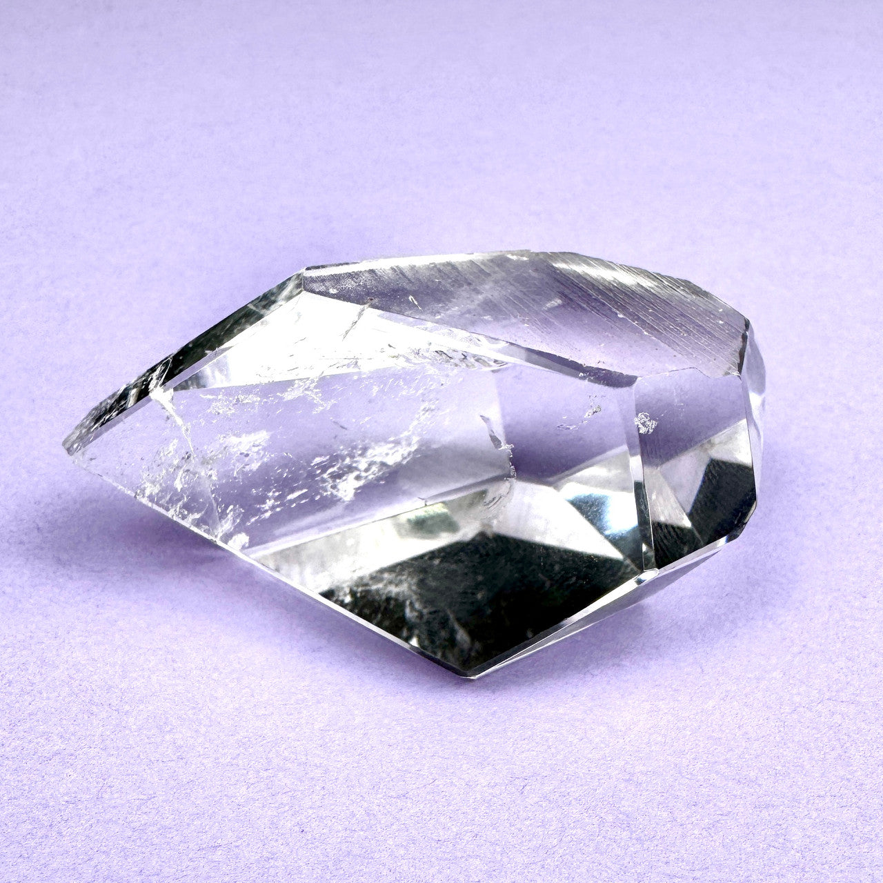 Lemurian Semi-Polished Faceted Freeform- 2.22"x 1.1"-NC7576