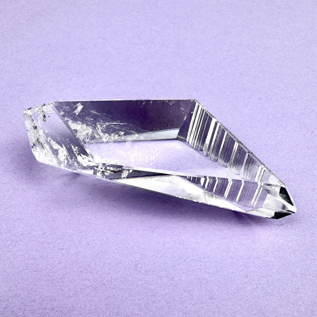 Lemurian Semi-Polished Faceted Freeform- 2.55"x 1"-NC7577