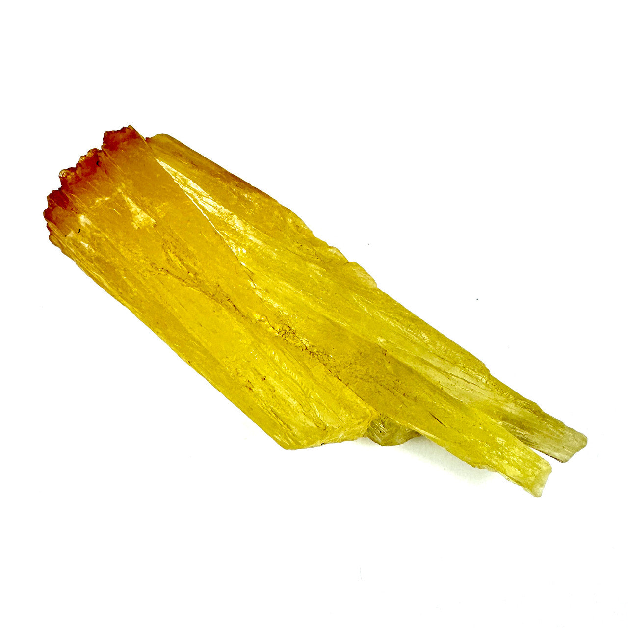 Yellow Aragonite Specimen- 3.4"x 1"-NC7583