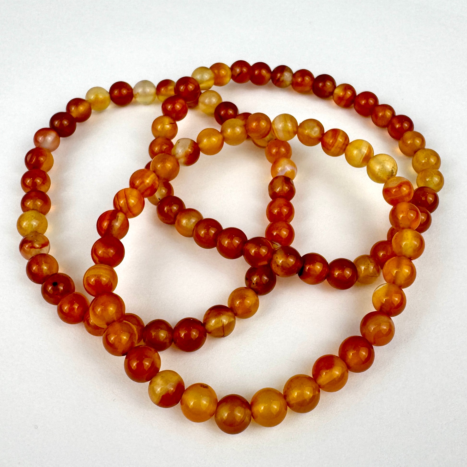 carnelian mala bracelet