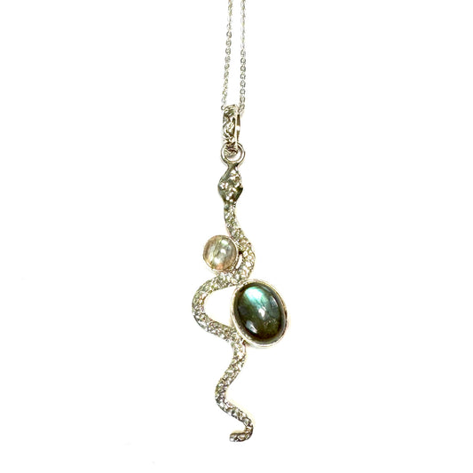 Labradorite Serpent Necklace- SP7659