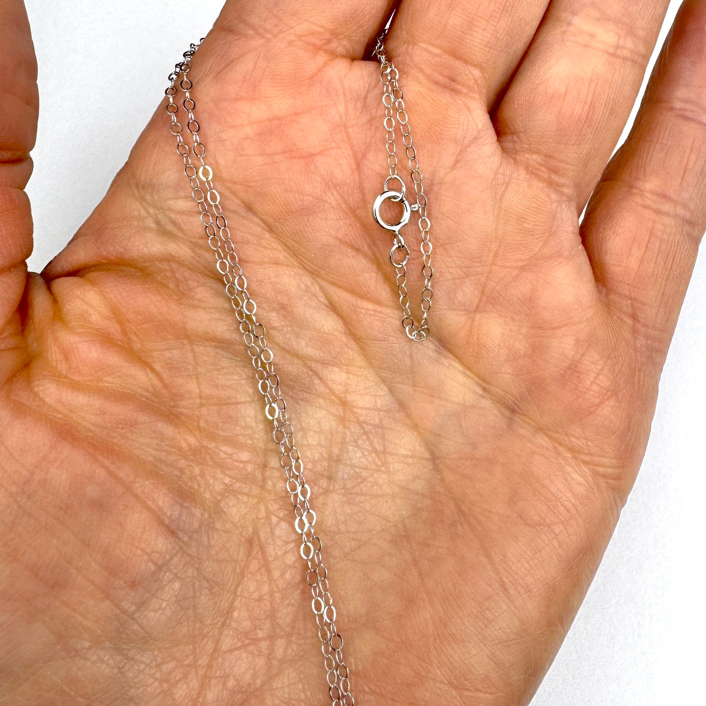 sterling silver cable chain