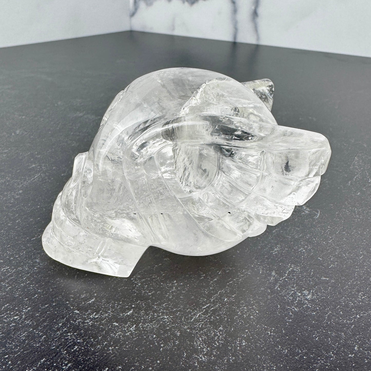 rare himalayan quartz angel skull