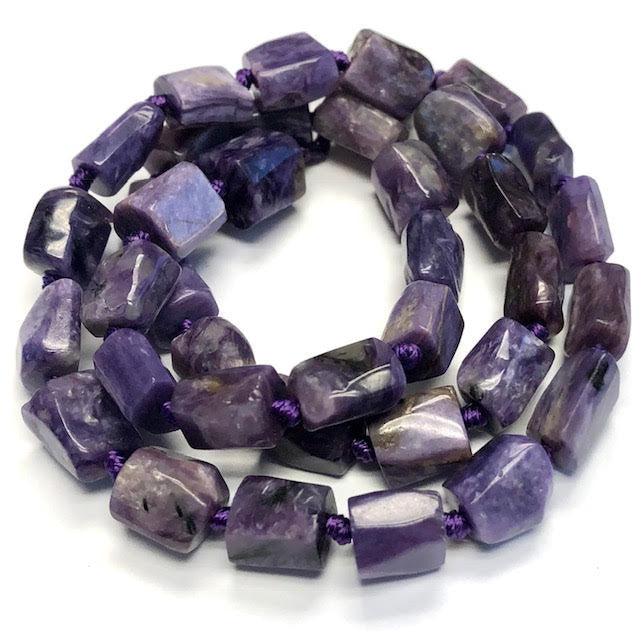 Charoite beads make wonderful elements to your jewelry designs