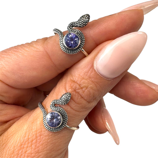 Tanzanite Serpent Ring - SP7661