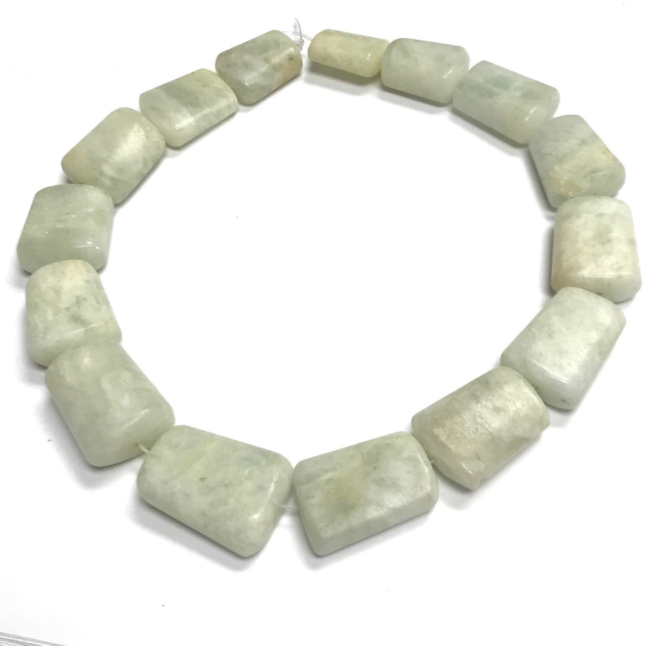 RARE Aquamarine Graduated Matte Finish Beads