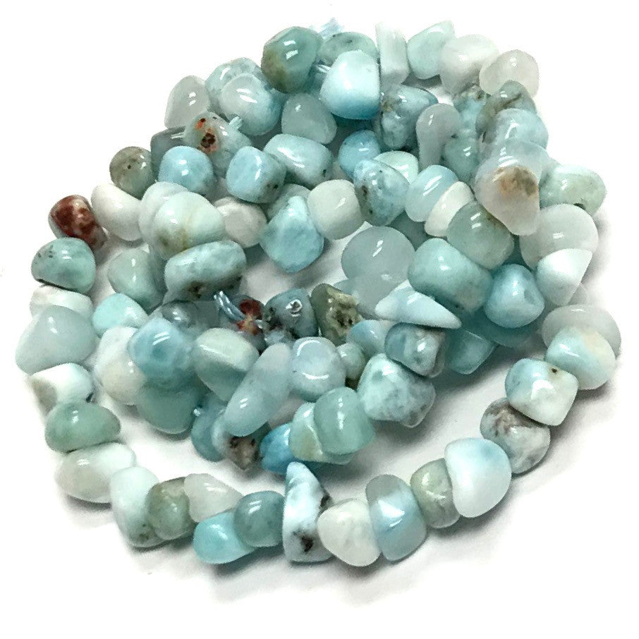 Larimar Chip Beads