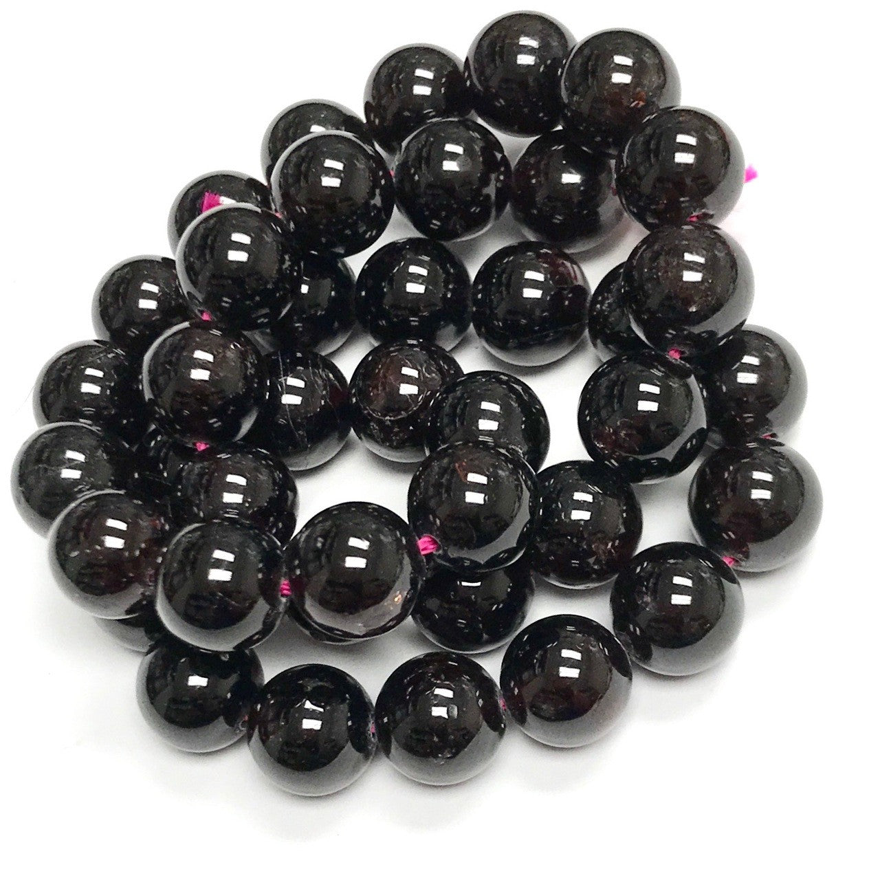 Garnet Highly Polished Round Beads