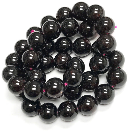 Garnet Highly Polished Round Beads