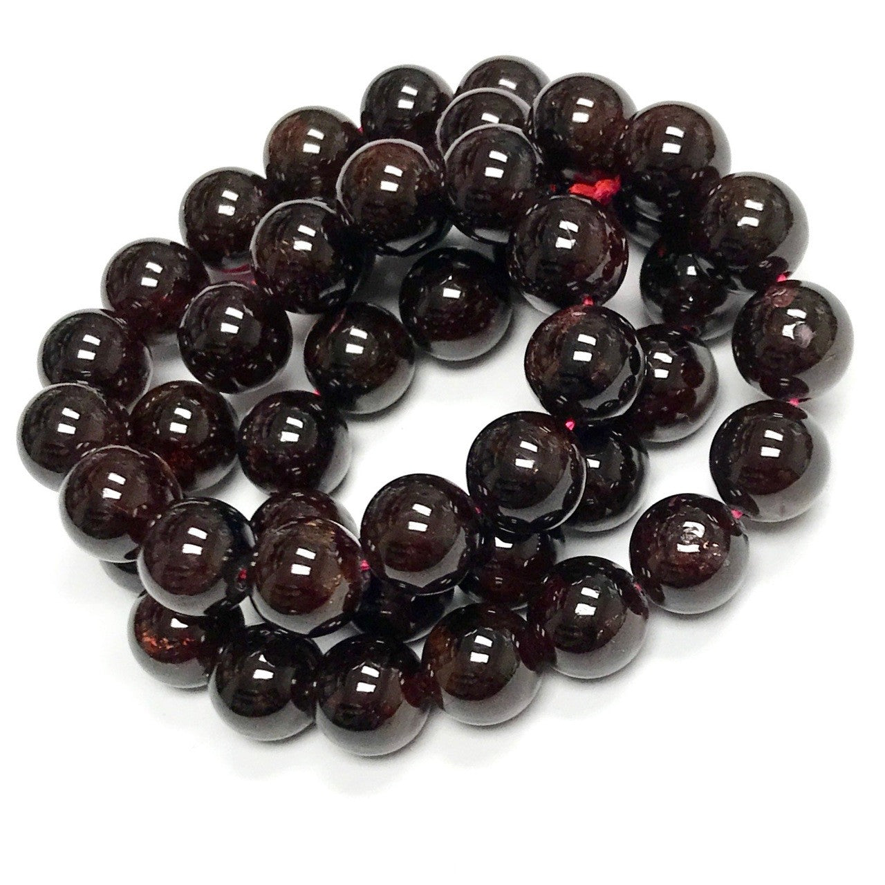 Garnet Round Beads Highly Polished