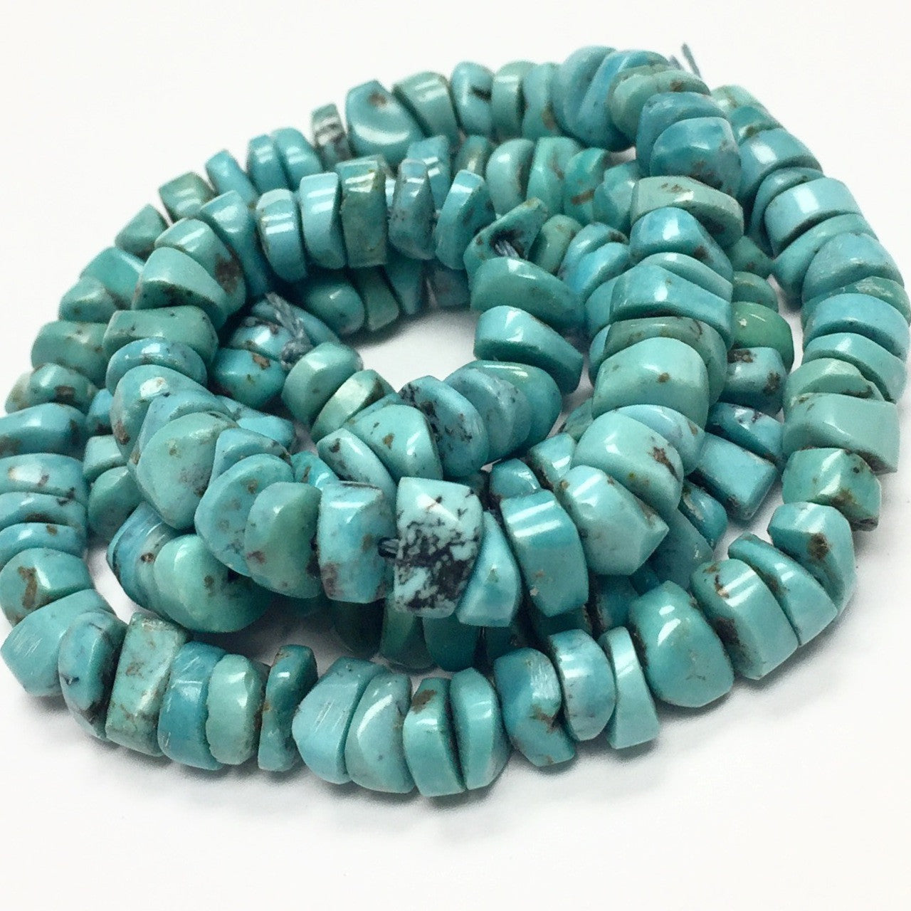 Turquoise Heishi Beads-5mm