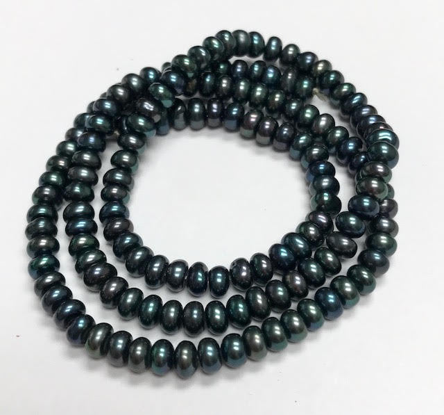 Teal Freshwater Pearl Beads